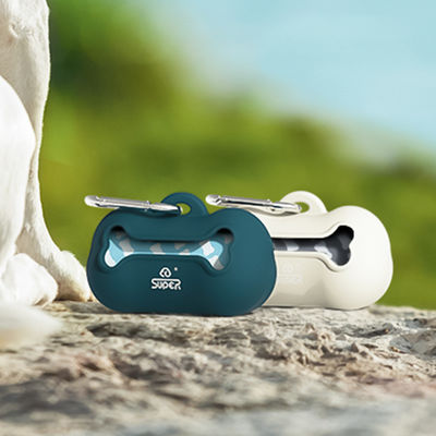 acheter Dispensateur de sacs de caca en silicone vert foncé fabrication en ligne