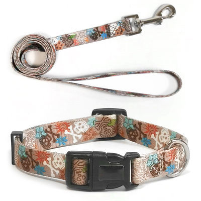 acheter Collier à laisse pour chien en polyester écologique, collier à harnais de sublimation et ensemble de plomb fabrication en ligne
