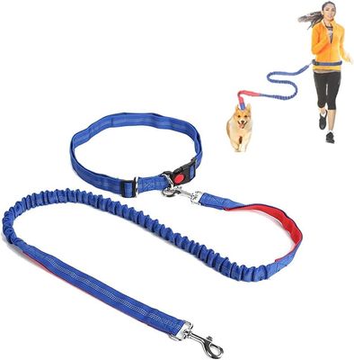 acheter Des liens de course pour chien pour animaux de compagnie réglables sans mains Logo personnalisé Longue taille Double corde en nylon fabrication en ligne