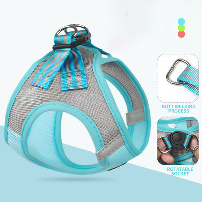 acheter Harnais pour chiens en maille respirante en tissu pour animaux de compagnie en laisse personnalisée réglable fabrication en ligne