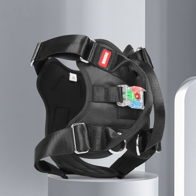 acheter Veste de harnais pour chiens en tissu réfléchissant USB en nylon, lumière LED Oxford fabrication en ligne