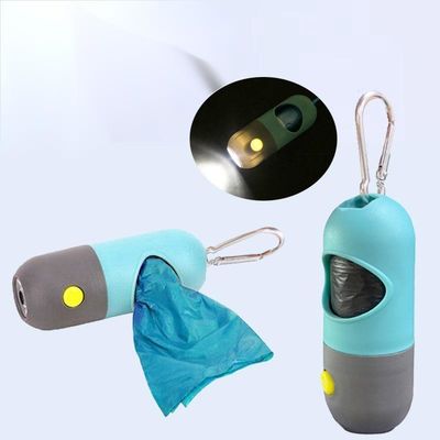 acheter Sacs de poudre pour chiens biodégradables en plastique, lampe de poche LED, sacs à ordures pour chiens fabrication en ligne
