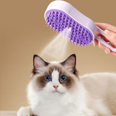 acheter Cuisinière à vapeur brosse épilateur pour animaux de compagnie peigne en aérosol 3 en 1 auto-nettoyage à vapeur ABS TPR fabrication en ligne