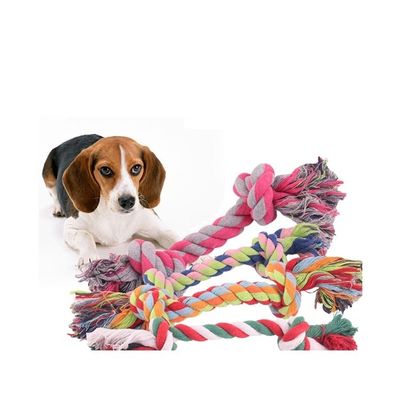 acheter Jouets pour animaux de compagnie Ensemble tissé à la main mâcher Interactif mâcher Coton chien corde Jouets Petits animaux fabrication en ligne