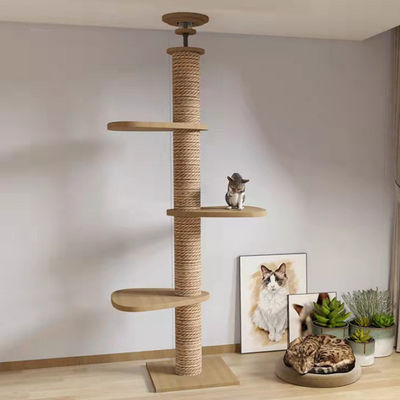 acheter Maison pour animaux de compagnie De plancher à plafond Cat Tree Condos Meubles Scratch Post Jeu interactif fabrication en ligne