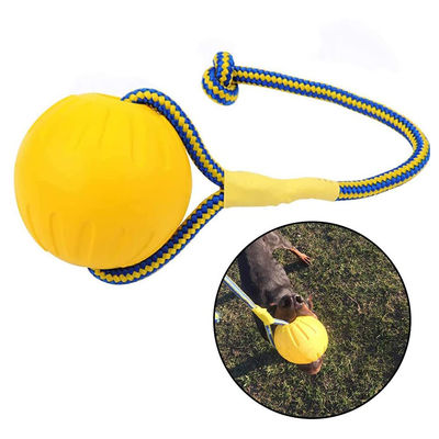 acheter Boule de jouet pour animaux de compagnie Multicolore personnalisable Eva Corde pour chiens Mastication de l' entraînement Solid Elastique fabrication en ligne