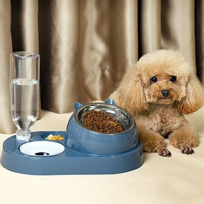 acheter Cuve pour animaux de compagnie fournisseurs de nourriture 4 en 1 combinaison en acier inoxydable / céramique chien chat dans l'écran LCD fabrication en ligne
