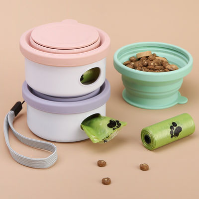 150 ml de silicone pliable bocal pour chien OEM ODM pliable bocal pour chien alimentateur pour animaux de compagnie