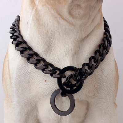 Chiens de luxe en acier inoxydable or cristal diamant chaîne collier de chien toutes saisons chiens de compagnie