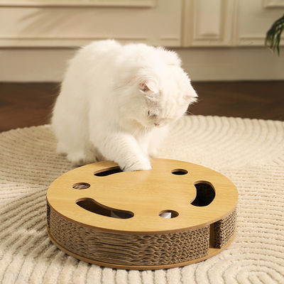 Tableau de grattage interactif pour chat intérieur Tableau de grattage rond pour chat OEM