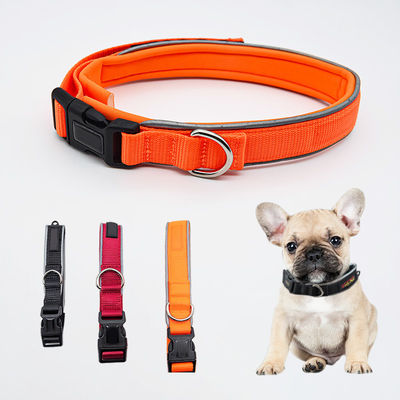 Collier de chien de luxe cuir en velours velours Nylon Hundehalsband fournitures pour animaux de compagnie