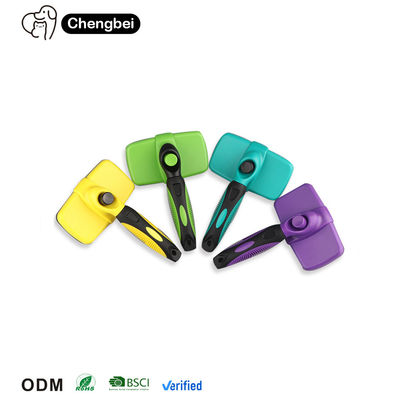 Outil de toilettage pour animaux de compagnie Nettoyage réutilisable Déchirure douce Slicker Chien brosse à cheveux de chat Convient
