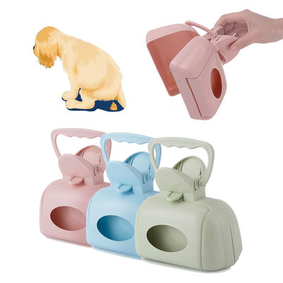 Picker de caca pour animaux de compagnie portable bleu