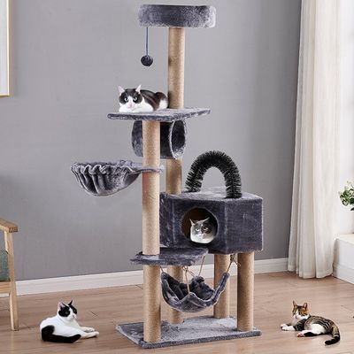 Maison de chat à gratter à grande taille sur mesure Sisal Eco Maison de chat avec gratter