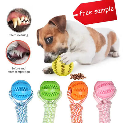 Jouet pour animaux de compagnie en caoutchouc hautement durable pour chiens à mâcher pour les fabricants de jouets et d'exercices
