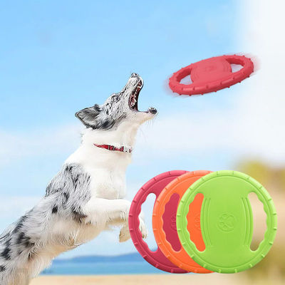 Jouet de jeu pour chiens volants Fonction extérieure EVA Disque volant pour chiens Jouet d'entraînement durable