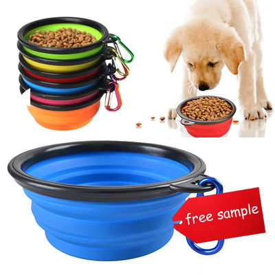 Bouteille pour chien pliable pour voyageur Silicone pliable pour propriétaires d'animaux en déplacement